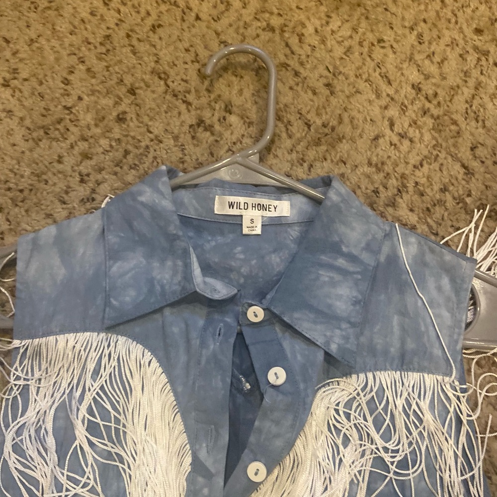Western style romper. Never worn